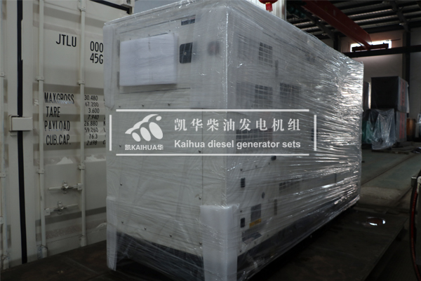 出口緬甸的四臺康明斯發電機組成功出廠