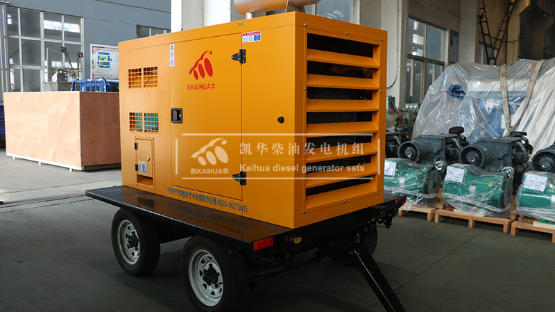 莆田50kw移動防雨罩柴油發電機組成功出廠